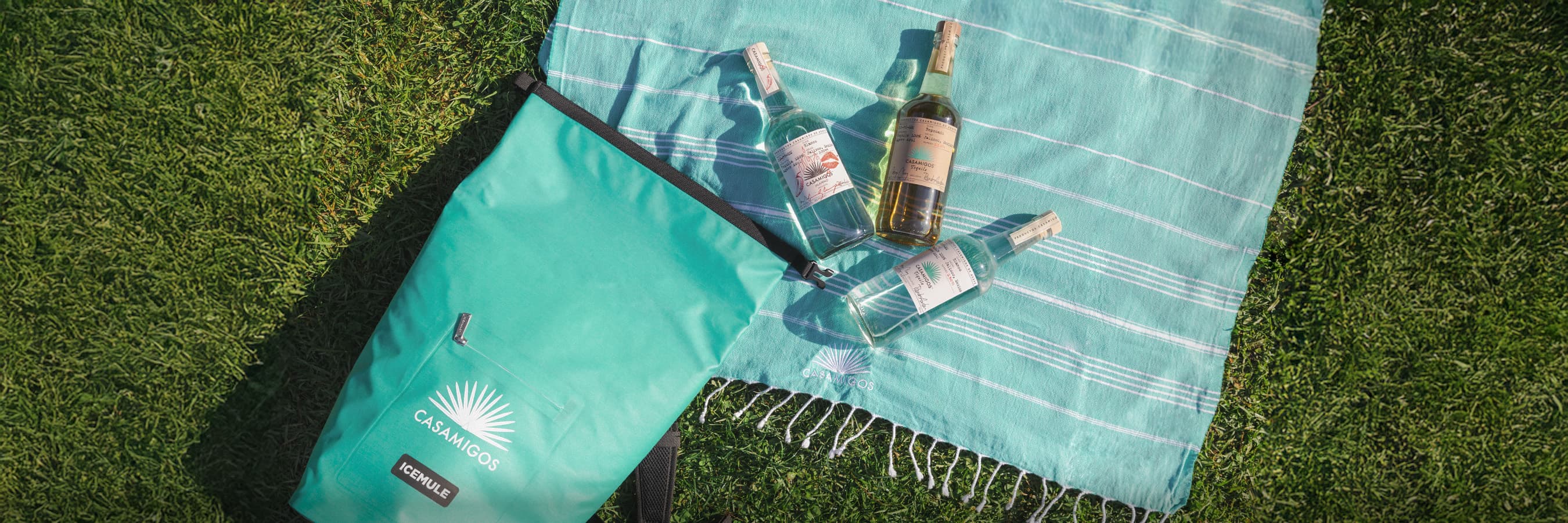 Man holding a iced casamigos bottle