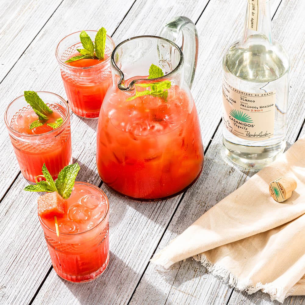 Casamigos bottle in ice